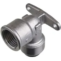 Roth rustfri indstiksfitting dækvinkel 18 mm - 1/2