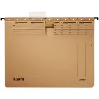 Leitz ALPHA - Hængende ringbind - for A4 (210 x 297 mm) - naturlig brun
