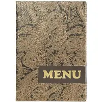 Securit A4 PAISLEY DESIGN menuomslag