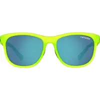 Tifosi swank satin sportbriller Okulary Swank Satin Electric Green (1 glas Smoke Bright Blue, 11,2% lysgennemgang)