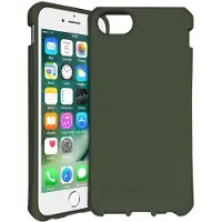 Itskins Feronia Bio - Bagsidecover til mobiltelefon - bio plastik - kaki - for Apple iPhone 6, 6s, 7, 8
