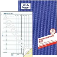 Avery Zweckform - Kontantrapport - 40 ark - A4 (210 x 297 mm) - duplikat - karbonfri