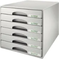 Leitz Skuffekabinet Plus m/6 skuffer grå