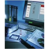 Leitz - lever arch label - grey (pack of 175)