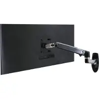 Ergotron LX - Monteringssæt (vægmontering, monitorarm) - for LCD display - aluminium - poleret aluminium - skærmstørrelse: op til 34