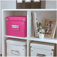 Leitz Opbevaringsboks Click & Store WOW Cube Medium Pink