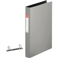 Esselte ringordner, 30% recirkuleret PP-folie (før-forbrug) FSC A4 2RR/25 mm Grå - (10 stk.)