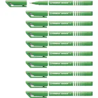 Stabilo Fineliner Sensor 189 grøn 0,3 mm - (10 stk.)