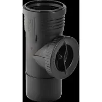 Geberit 110 mm x 90° Renserør Silent PP