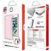 Itskins Spectrum Clear - Bagsidecover til mobiltelefon - Impacthane - Lys pink - for Apple iPhone 6, 6s, 7, 8