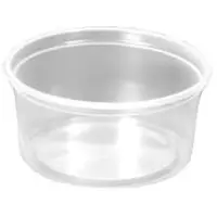 Multi Salatbæger Delipack Ø101mm 250 ml Rund PP Semitransparent - (20 pakker x 50 stk.)