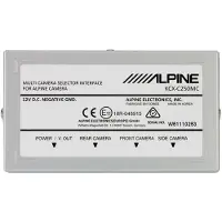 Alpine Kamera vælger interface
