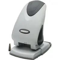 Rexel Hulapparat Precision 265, 2 huller, 65 ark, sølv/sort