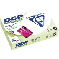 Clairefontaine Genbrugspapir til farveprint DCP Green, A4 hvid 100g - (500 ark)