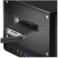 Icy Dock ToughArmor MB834M2K-B - Lagrings mobil rack - M.2 - M.2 NVMe Card - U.2 - sort