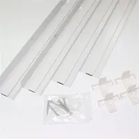SOLAR PLUS PÅBYGNINGSRAMME FOR LED FLAD PANEL 598x598x43, RAL9016 - Kit som samlesæt. Enkel samling og montage. Flad panel tykkelse 10-12mm.