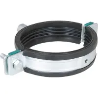 Walraven HD1501 rørb 159-169mm - BUP Svær 2-skrue rørbøjle med EPDM og 1/2'' gevind