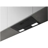 Elica Era C BL/A/52 - Hætte - tag - Niche - bredde: 49.5 cm - dybde: 26 cm - udtrækning og recirkulation (-) - sort