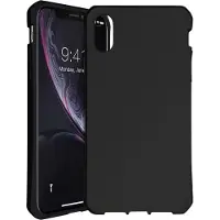 Itskins Feronia Bio - Bagsidecover til mobiltelefon - bio plastik - sort - for Apple iPhone XR