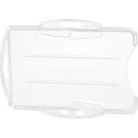Durable ID-kortholder åben front til 2 kort - (10 stk.)
