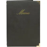 Securit A5 CLASSIC menuomslag i sort