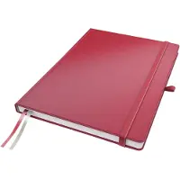 Leitz Notesbog Complete A4 kvadreret 96 g 80 ark Rød