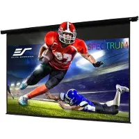 Elite Screens Elite Spectrum Series Electric100H - Projektionsskærm - loftsmonterbar, vægmonterbar - motoriseret - 100 (254 cm) - 16:9 - Matte White - sort