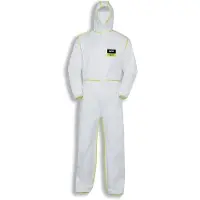 Uvex 9871013, Hvid, XXL, Voksen, Unisex, Langærmet, Fuld længde