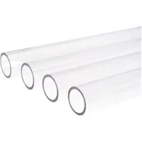 Alphacool Eisrohr HardTube 16/13mm - Rør til væskekølesystem - gennemsigtig - 60 cm