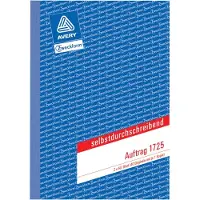 Avery Zweckform - Bestillingsblanket - 40 ark - A5 (148 x 210 mm) - duplikat - karbonfri