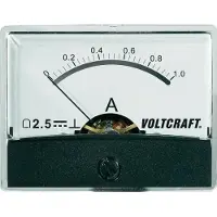Voltcraft AM-60X46/1A/DC AM-60X46/1A/DC Måleapparat til indbygning AM-60X46/1A/DC 1 A Drejespole