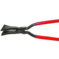 Stubai falstang lige 80mm - PVC med gennemstukket led