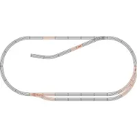 Roco H0 geoLINE (med ballast) 61102 Udvidelsessæt 1 Set