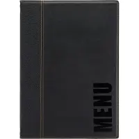 Securit A4 TRENDY menuomslag i sort