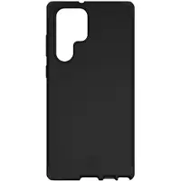 Itskins Level 2 Spectrum - Bagsidecover til mobiltelefon - grov - antimikrobiel - sort - for Samsung Galaxy S22+