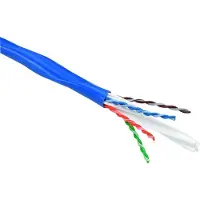 AMP Datakabel NETCONNECT kat 6A U/UTP 500 MHz (4x2xAWG23) 305m tromle, farve: blå LSZH kappe, CPR: Dca s2-d2-a1, type: CS44Z3 - (305 meter)