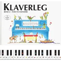 Edition Doremi Klaverleg bind 2 - for to hænder (blå) | Pernille Holm Kofod