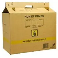 Multi Papkasse 500x248x320 mm, til risikoaffald, 10stk./bdt