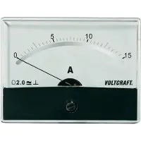 Voltcraft AM-86X65/15A/DC AM-86X65/15A/DC Måleapparat til indbygning AM-86X65/15A/DC Drejespole
