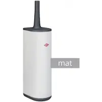 Wesco 315106-74, Toiletbørste & holder, Grå, Hvid, Stål, Plast, Rustfrit stål, Silikone, 135 mm