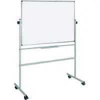 Bi-Silque Whiteboardtavle, Bi-Office Revolv, magnetisk, emalje, HxB: 90 x 120 cm, hvid
