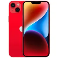 Apple iPhone 14 Plus - (PRODUCT) RED - 5G smartphone - dual-SIM / Intern hukommelse 128 GB - OLED-skærm - 6.7 - 2778 x 1284 pixels - 2x bagkameraer 12 MP, 12 MP - front camera 12 MP - rød