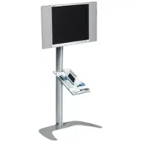 SMS Flatscreen FM ST1200 - Stativ - for LCD display - sort, aluminium - gulvstående