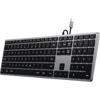 Satechi Slim W3 - Tastatur - Nordisk - Grå