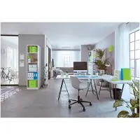 Leitz Wow Desk Cube 5 Skuffer 1 Stor Og 4 Små Buc-skuffer