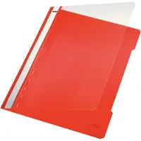 Leitz - Rapportfil - for A4 (210 x 297 mm) - kapacitet: 250 ark - rød