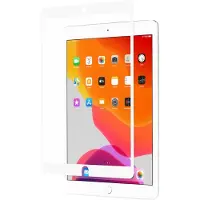 Moshi iVisor - Skærmbeskytter for tablet - rammefarve hvid - for Apple 10.2-inch iPad (7. generation, 8. generation, 9. generation)