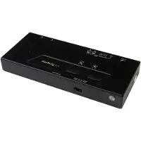 StarTech.com Startech 2x2 HDMI Matrix Switcher - 4K UltraHD HDMI Switch with Fast Switching, Auto-Sensing and Serial Control (VS222HD4K) - Video-/audioswitch - 2 x HDMI - desktop