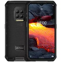 Ulefone Armor 9E - Smartphone - 4G LTE - 128 GB - 6.3 - 2340 x 1080 pixels (409 ppi) - IPS LCD - RAM 8 GB - (8 MP frontkamera) - 4x bagkameraer (64 MP) - Android 10.0 - Sort