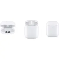 Cyoo - opladningsetui - Apple Airpods - - med kabel eller trådløst - hvid til Gen. 1 & Gen.2